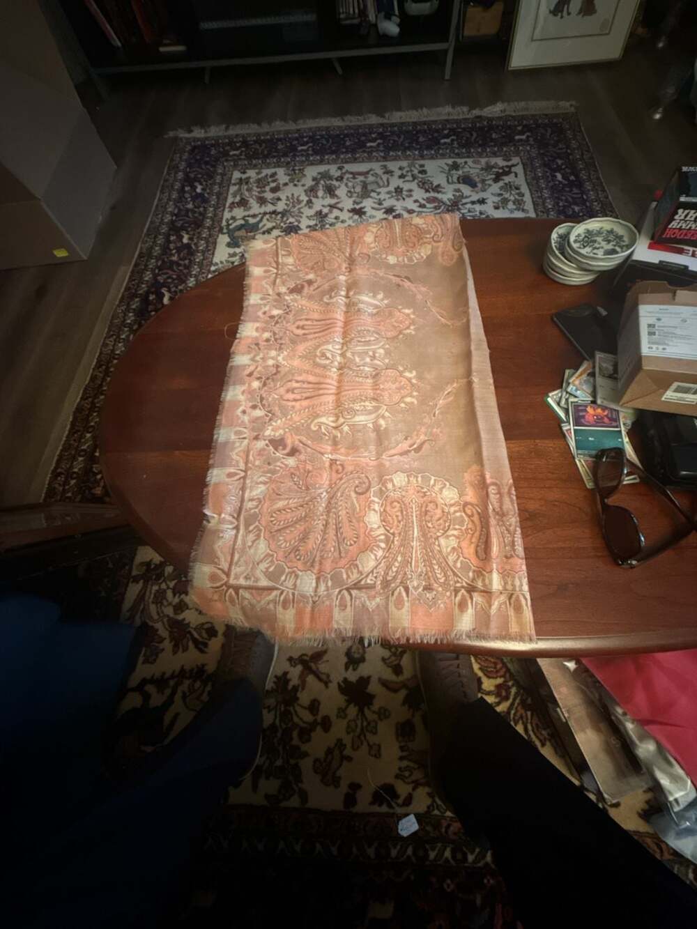 Vintage Oscar de la Renta Paisley Scarf Pink Metallic
Leroy Day estate